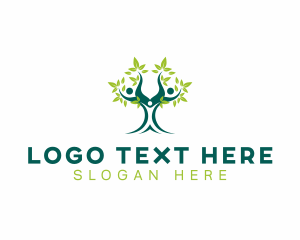 Leaf - People Tree Eco logo design