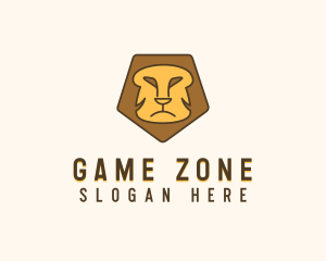 Lion Zoo Face logo design