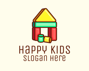 House Blocks Toy logo design