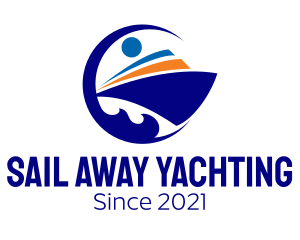 Ferry Yacht Cruise logo design