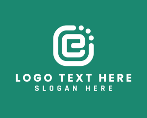 Online - Generic Business Letter E logo design