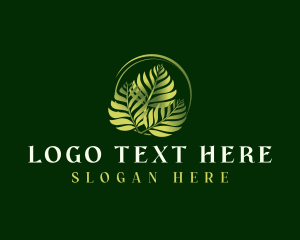 Organic Leaf Landscaping Logo