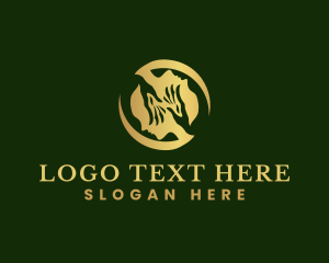 Social - Mental Support Hand logo design