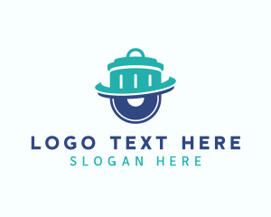 Recycling Bin - Trash Bin Sanitation logo design