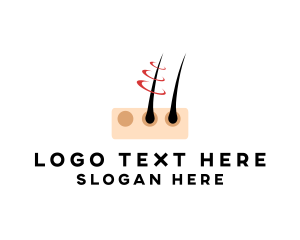 Wax - Hair Follicle Removal logo design