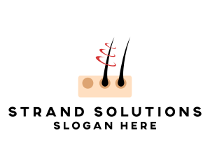 Strand - Hair Follicle Removal logo design