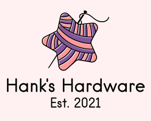 Hank - Star Yarn Crochet logo design