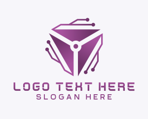 Tech Security Shield Logo