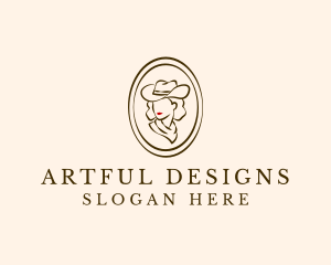 Cowgirl Beauty Fashion logo design