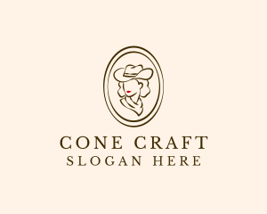 Cowgirl Beauty Fashion logo design