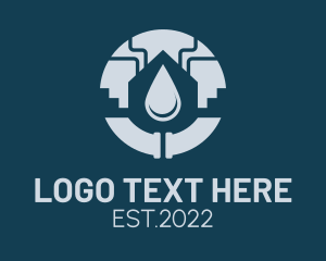 Plumber - Hydro Utility Service logo design