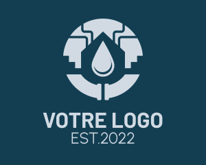 Plumbing - Hydro Utility Service logo design