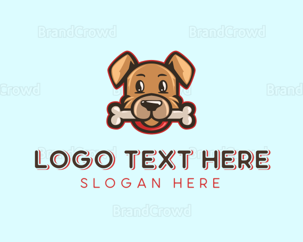 Dog Bone Pet Logo