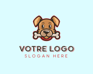 Dog Bone Pet Logo