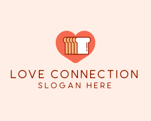 Bread Loaf Love logo design