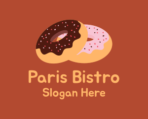 Sprinkled Donuts Pastry  logo design