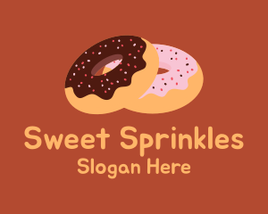 Sprinkles - Sprinkled Donuts Pastry logo design