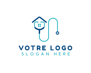 Medical Stethoscope Clinic Logo