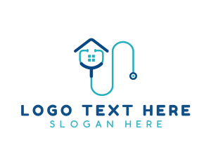 Ecg - Medical Stethoscope Clinic logo design