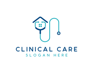 Medical Stethoscope Clinic logo design