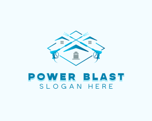 Power Washing Cleaner logo design