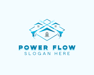 Power Washing Cleaner logo design