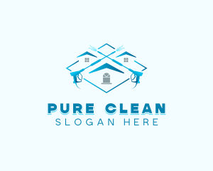 Power Washing Cleaner logo design