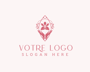 Mindfulness - Organic Wellness Flower logo design