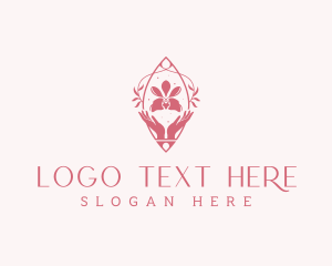 Yoga - Organic Wellness Flower logo design