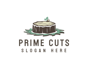 Saw Blade Wood Cutting Carpentry logo design