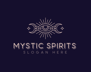 Supernatural - Astrology Moon Eye logo design