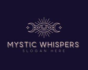 Supernatural - Astrology Moon Eye logo design