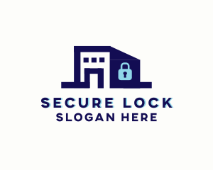 Lock - Storage Lock Warehouse logo design