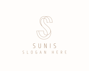 Modern Elegant Letter S logo design