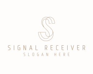 Modern Elegant Letter S logo design