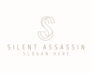 Modern Elegant Letter S logo design