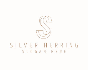 Modern Elegant Letter S logo design