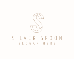 Modern Elegant Letter S logo design