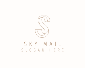 Modern Elegant Letter S logo design