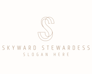 Modern Elegant Letter S logo design