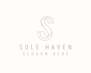 Modern Elegant Letter S logo design