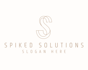 Modern Elegant Letter S logo design