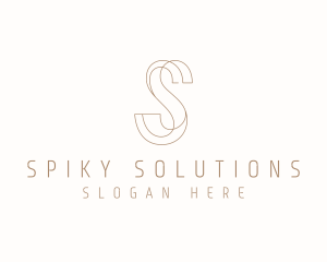 Modern Elegant Letter S logo design