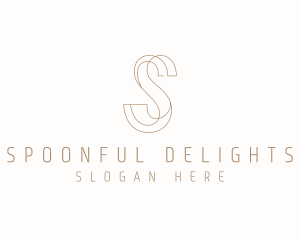 Modern Elegant Letter S logo design