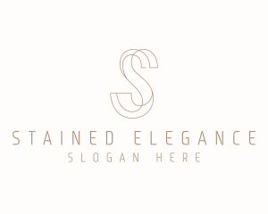 Modern Elegant Letter S logo design