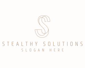 Modern Elegant Letter S logo design