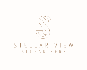 Modern Elegant Letter S logo design