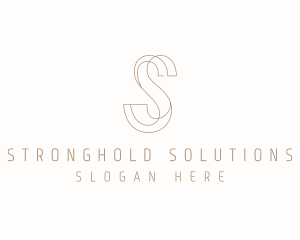 Modern Elegant Letter S logo design