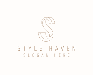 Modern Elegant Letter S logo design