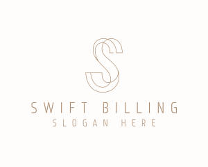 Modern Elegant Letter S logo design